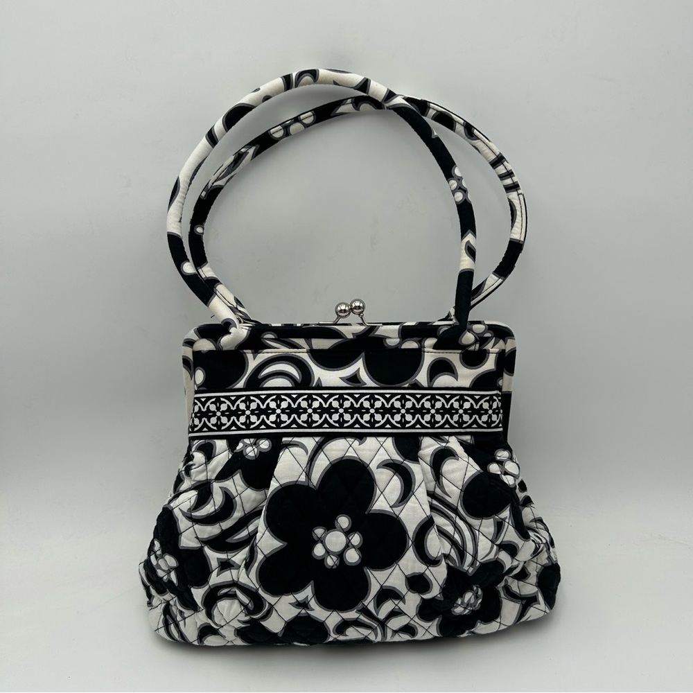 VERA BRADLEY Retired Alice Quilted Purse with Kiss Lock